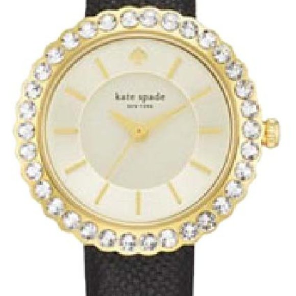 Kate Spade New York 1YRU0743 Womens Cornelia Black Leather Strap Watch main image 7